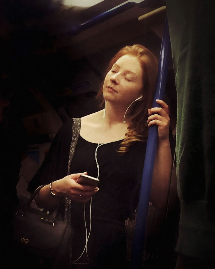 London commuters as Renaissance Paintings by Matt Crabtree