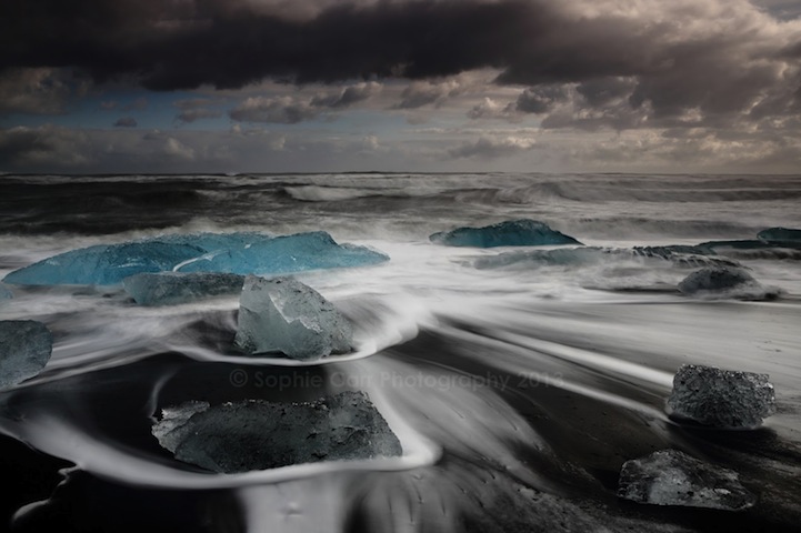 black sand beach iceland