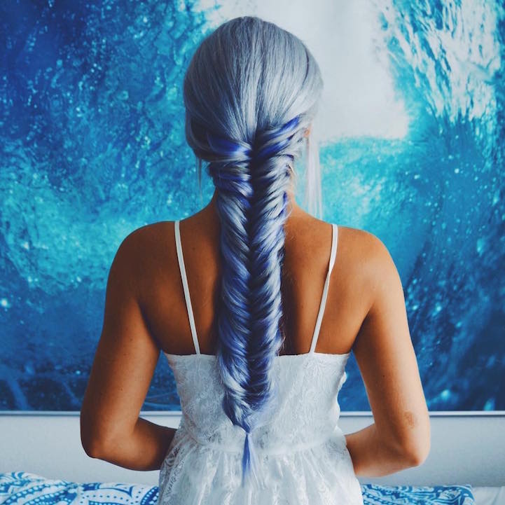 colored mermaid hair