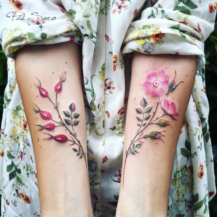 Tattoo tagged with: fine line, tree, small, little, illustrative, tiny,  nature, inner forearm, soltattoo | inked-app.com