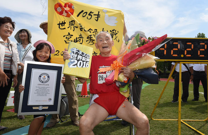 105-Year-Old Man Sets 100m Sprint World Record for His ...