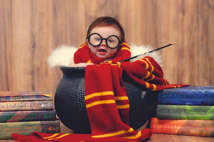 Harry Potter Inspired Newborn Photo Shoot