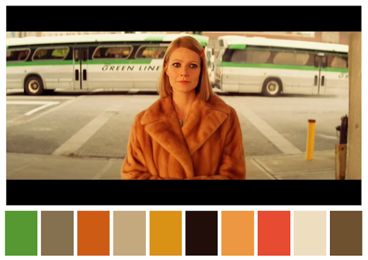 Cinema Palettes paletas de colores de películas